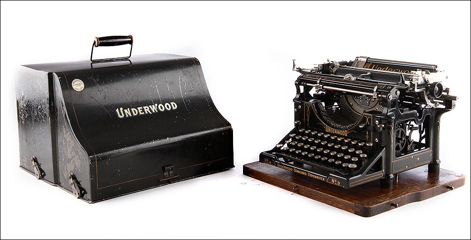 máquina de escribir underwood