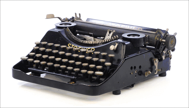 Antigua Máquina de Escribir Stoewer. 1926