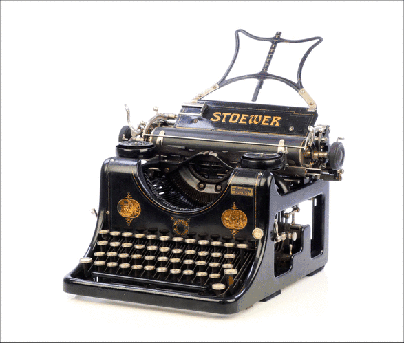 Antigua Máquina de Escribir Stoewer Record. 1910