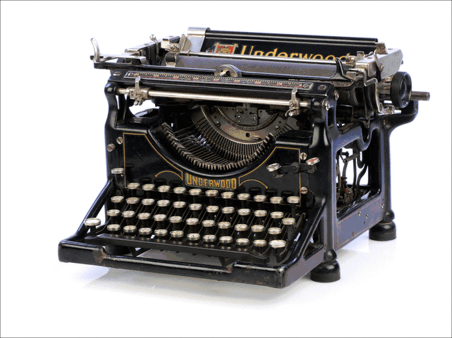 Máquina de Escribir Underwood 5 Española. USA, 1919