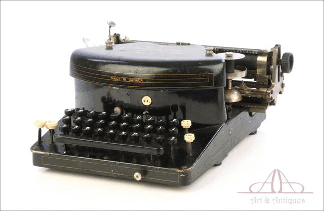 Antigua Máquina de Escribir Empire 2. Canadá, Circa 1910