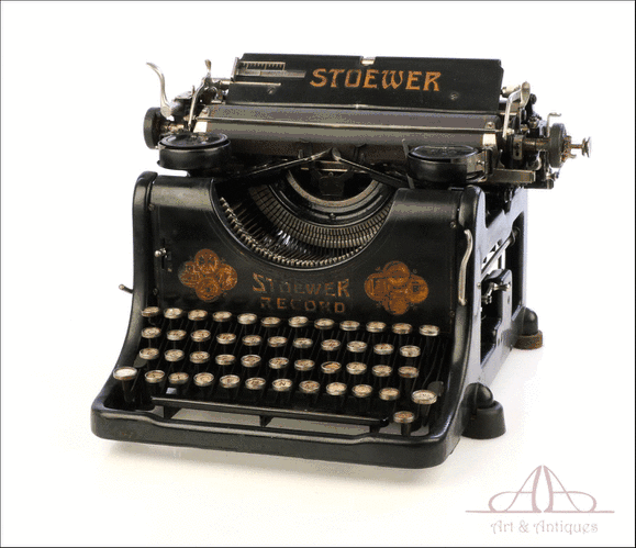 Antigua Máquina de Escribir Stoewer. Circa 1910