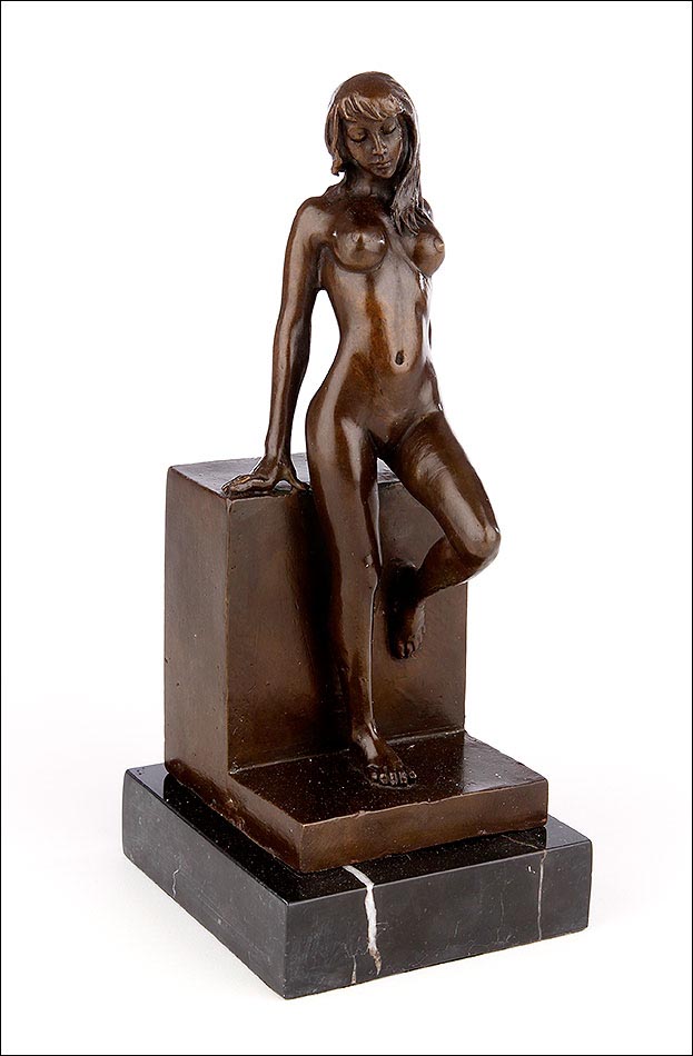 figura de bronce