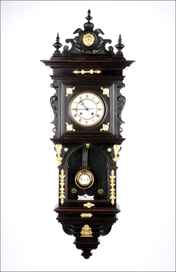 Antiguo Reloj de Pared. Alemania, Circa 1900