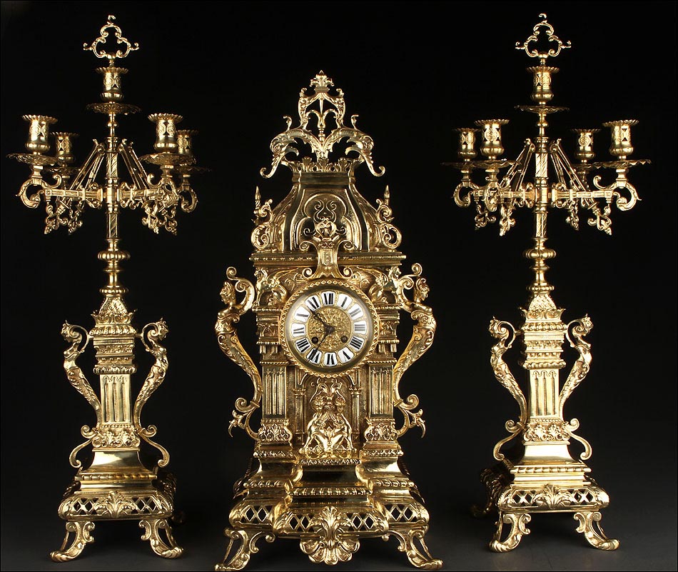 reloj de sobremesa antiguo, relojes antiguos, antiguedades del hogar, antiguedades decorativas