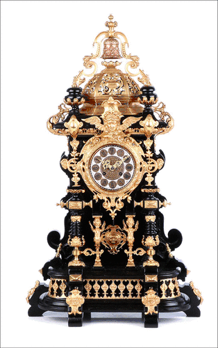 Antiguo Reloj de Sobremesa Lenzkirch. Circa 1870