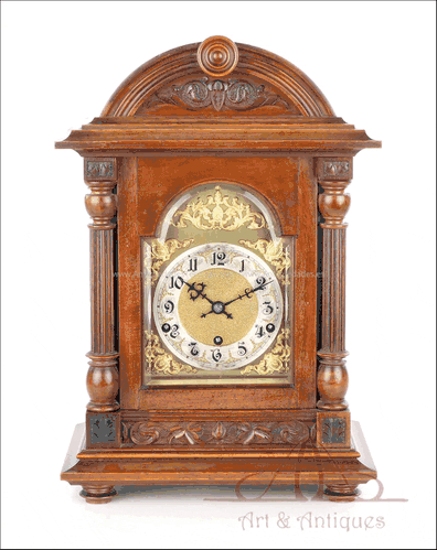 Precioso Reloj Antiguo Kienzle con Sonería Westminster. Alemania, 1900