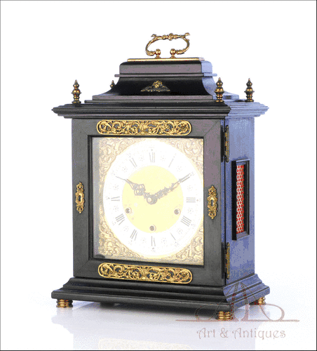 Antiguo Reloj de Sobremesa Británico con Sonería Westminster. Londres, años 30